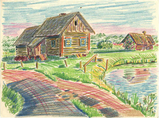 Смирнов Борис Александрович. Деревенский дом